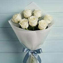 Букет 7 Белых роз Эдлесс Лав #REPLACE_PRED# Шебалино