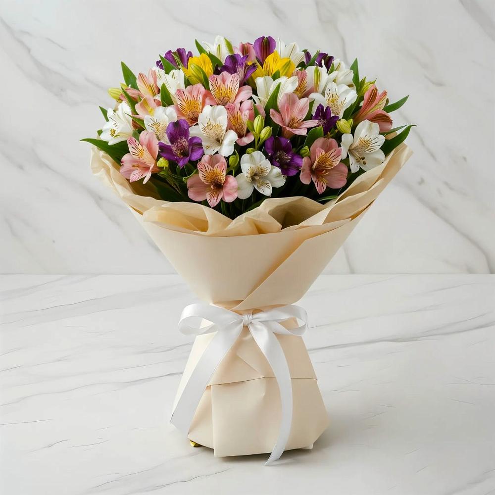 Букет цветов из: Альстромерии в Шебалино