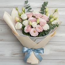 Букет цветов из:  Лизиантусы в Шебалино