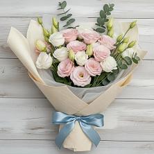 Букет цветов из:  Лизиантусы в Шебалино