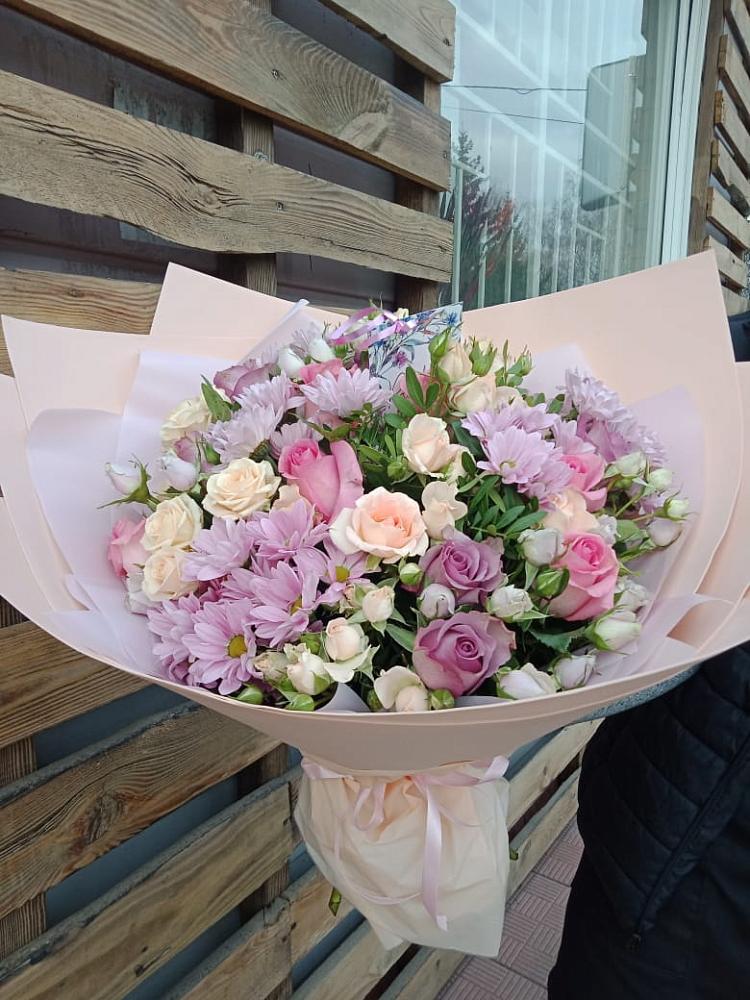 Букет цветов из: Розы и Хризантемы в Шебалино