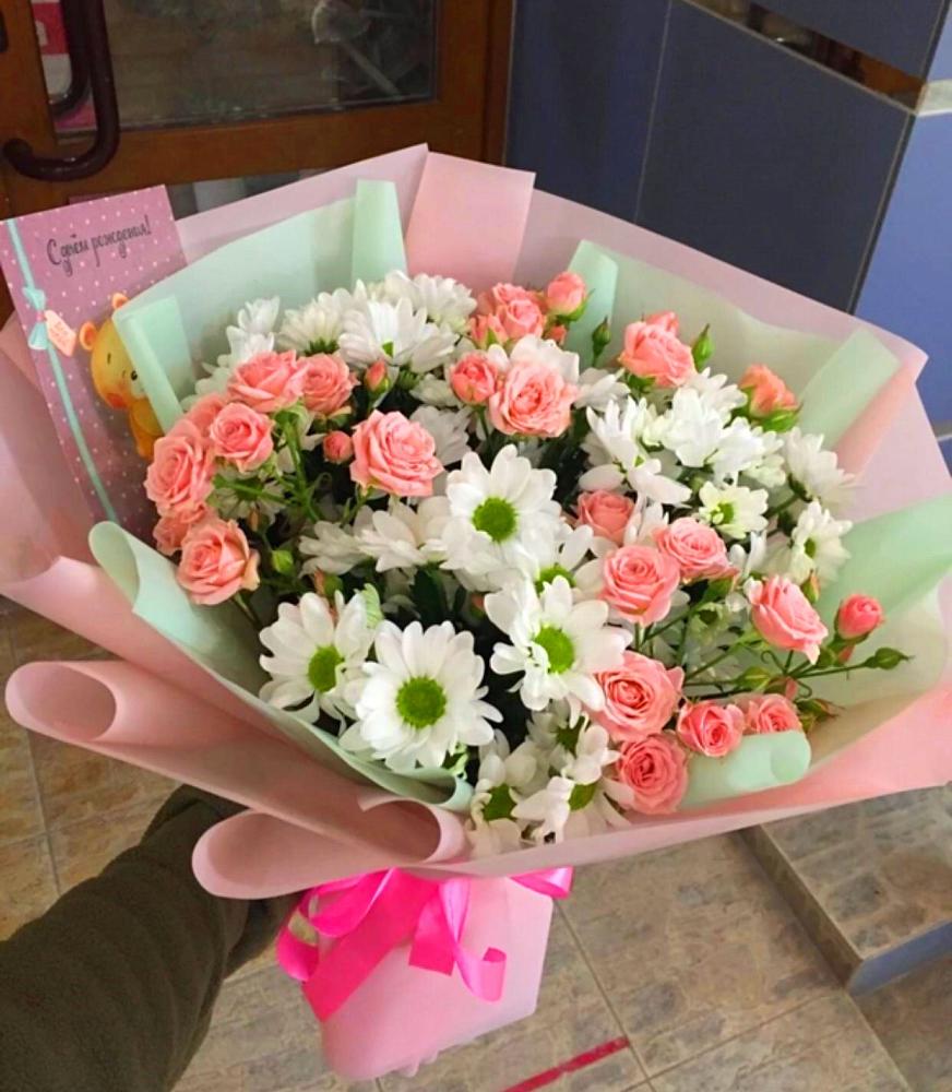 Букет цветов из: Розы и Хризантемы в Шебалино