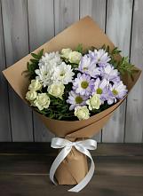 Букет цветов из:  Хризантемы и Розы в Шебалино