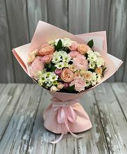 Букет цветов из:  Гвоздики, Розы и Хризантемы в Шебалино