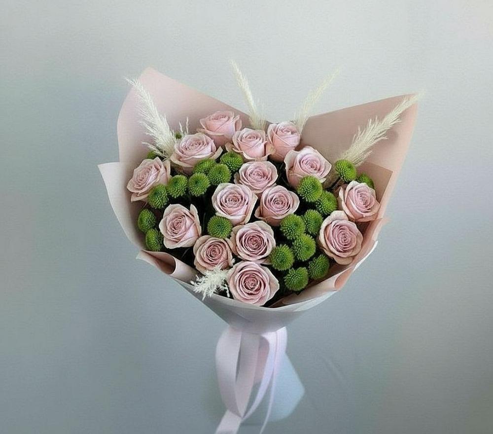 Букет цветов из: Розы и Хризантемы в Шебалино