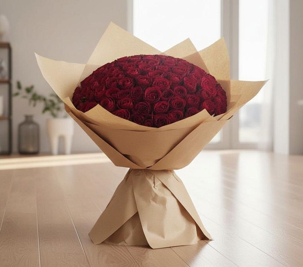 Букет 101 Красная роза в Шебалино