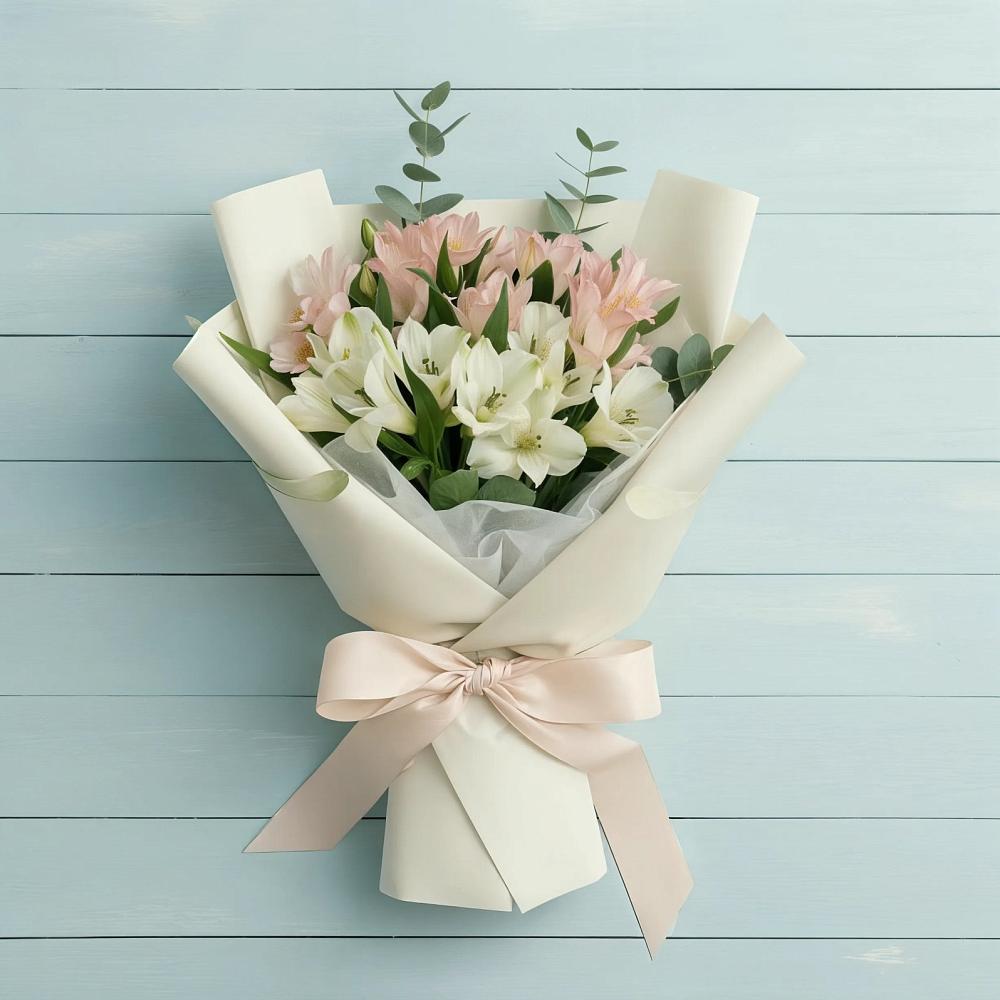 Букет цветов из: Альстромерии в Шебалино