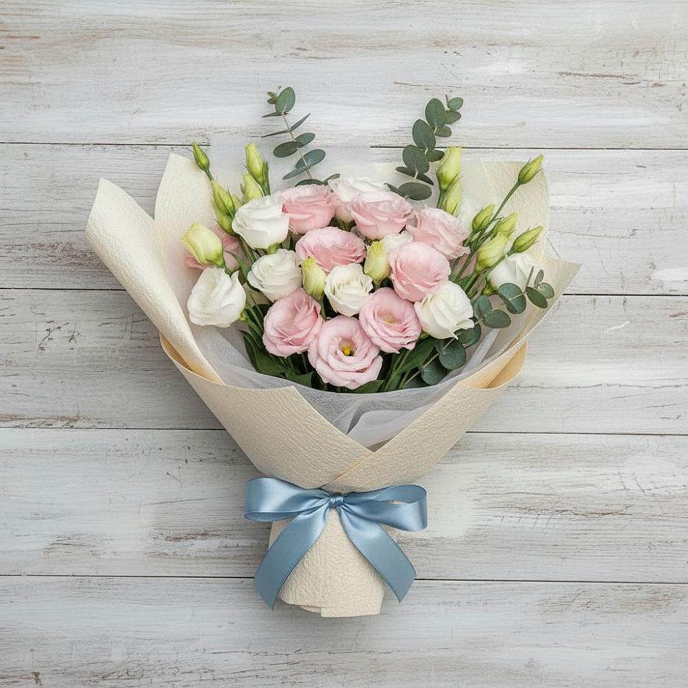 Букет цветов из: Лизиантусы в Шебалино